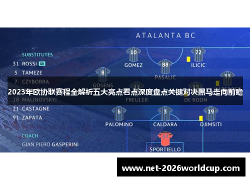 2023年欧协联赛程全解析五大亮点看点深度盘点关键对决黑马走向前瞻 2023年欧协联赛程全解析五大亮点看点深度盘点关键对决黑马走向前瞻